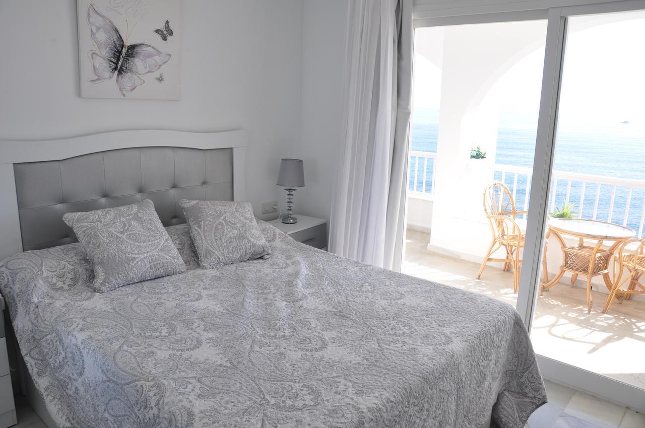 Apartmán Aguamarina A3 Vistas Al Mar Primera Linea De Playa Mijas Costa Exteriér fotografie